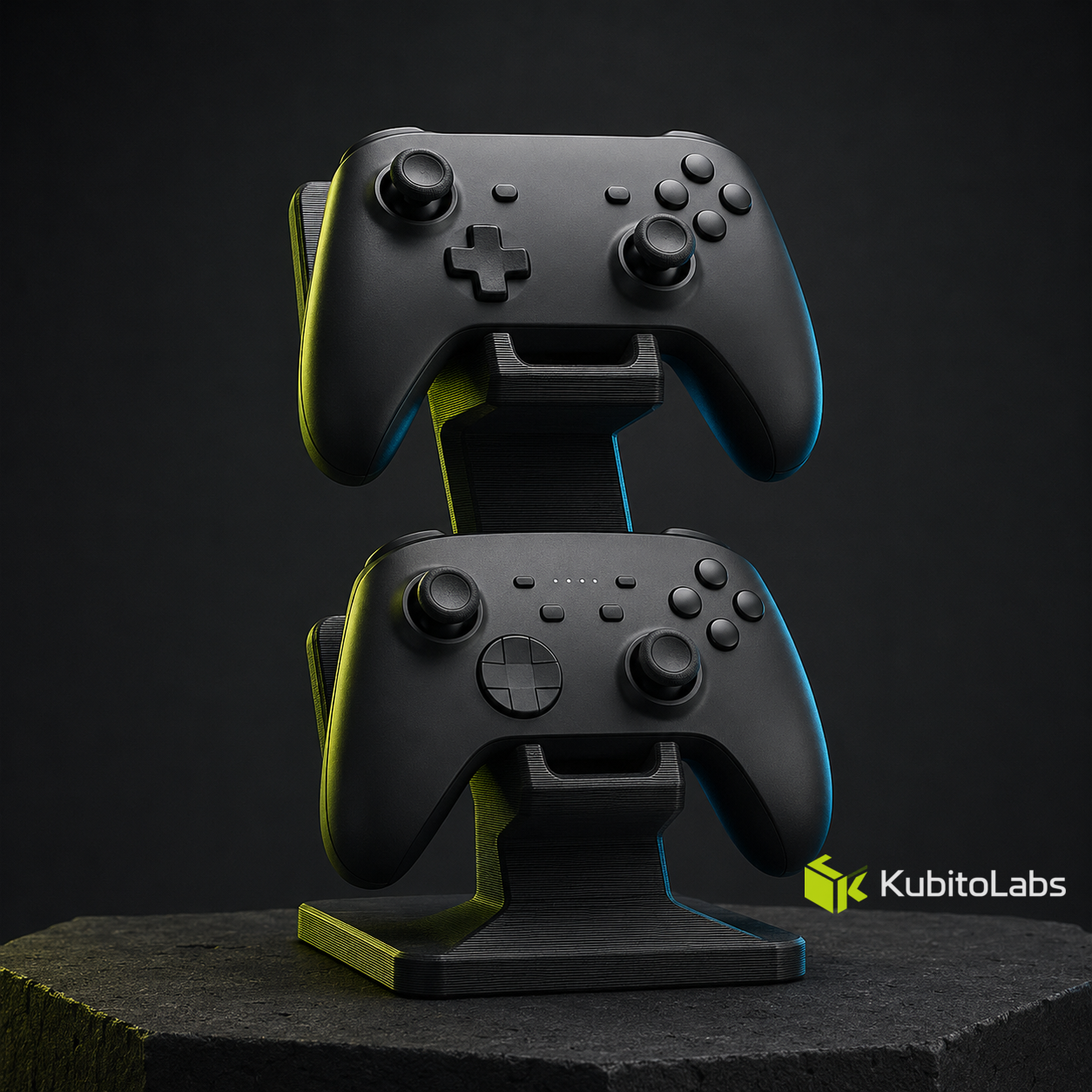 Base doble para controles